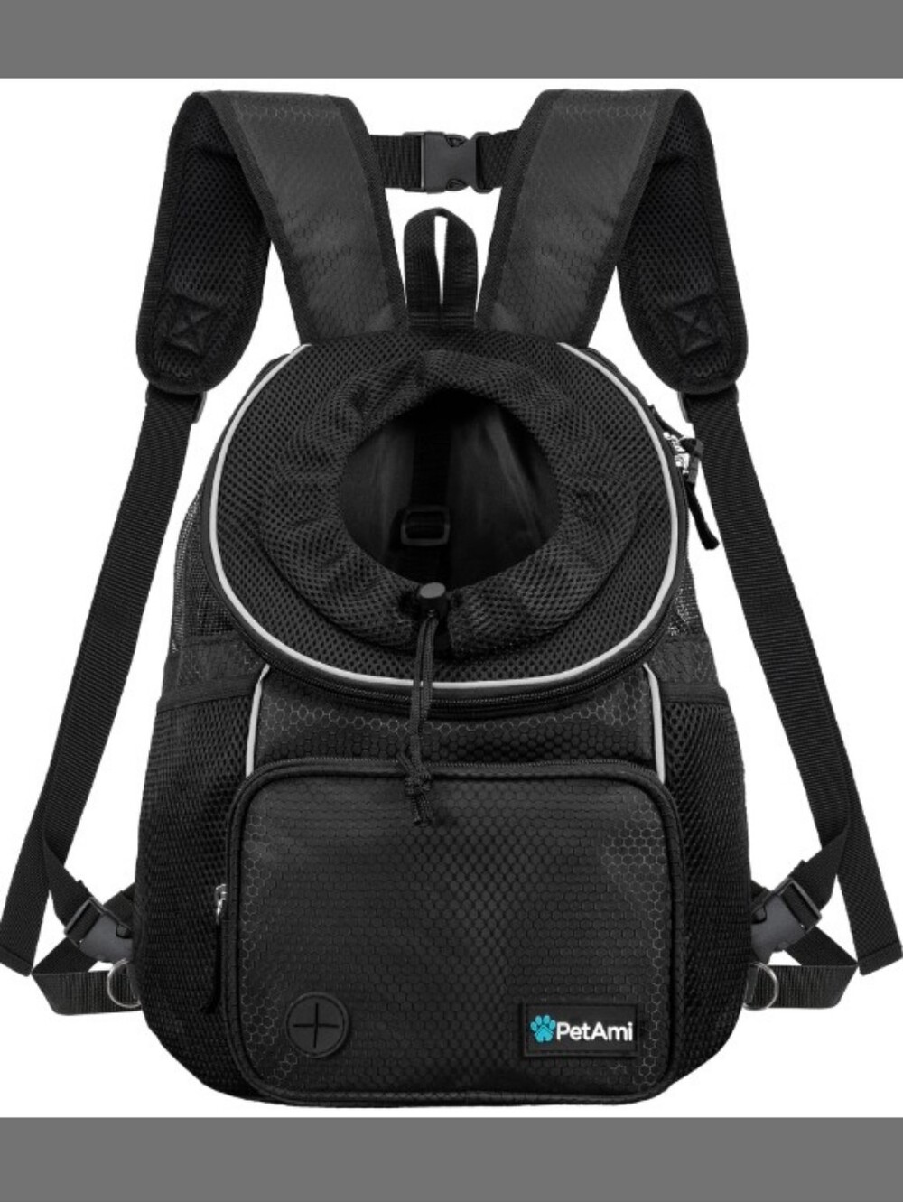 PetAmi Front Pet Carrier Backpack Dog Cat Hiking Travel Carrier S/M Max 15 Lbs